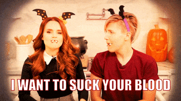vampire diaries halloween GIF by Rosanna Pansino
