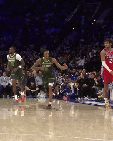 Celebration Nba GIF by Minnesota Timberwolves