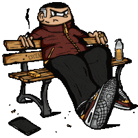 Street Waiting Sticker