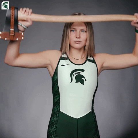 Julie Armstrong GIF by Michigan State Athletics
