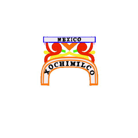 Mexico Trajineras Sticker