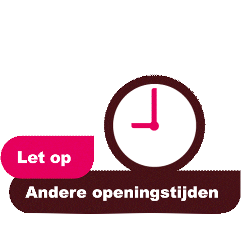 Openingstijden Sticker by craft of branding