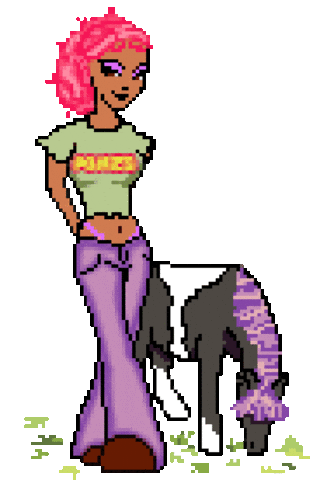 Pixel Horse Sticker