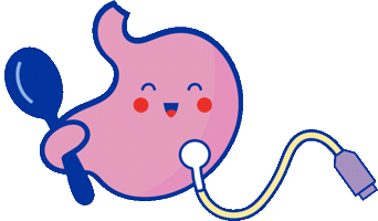 Stomach Tummy Sticker by Compleat