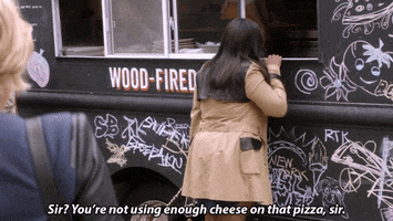Pizza The Mindy Project animated GIF