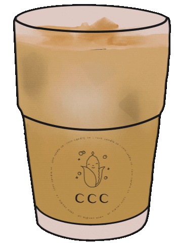 Iced Coffee Sticker by Corn Candle Co