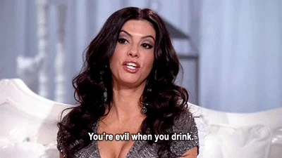 real housewives drinking GIF
