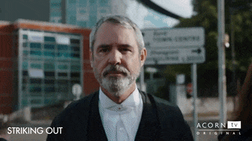 striking out walk GIF by Acorn TV