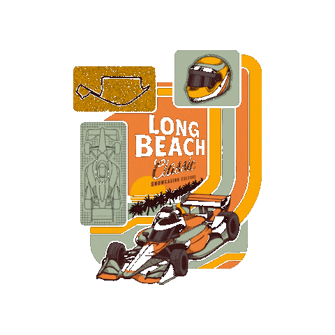 Grand Prix Lb Sticker by Long Beach Classic