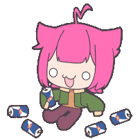 Energy Drink Chibi Sticker