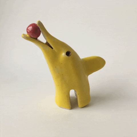 Banana Dolphin GIF by kiin.
