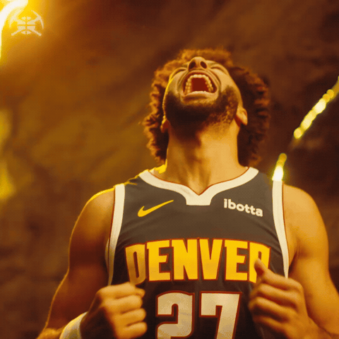 Yell Jamal Murray GIF by Denver Nuggets