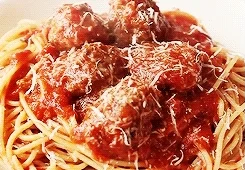 spaghetti italian food GIF