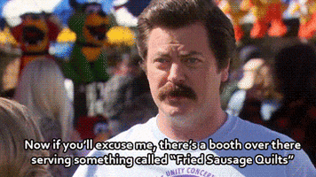 parks and recreation sausage GIF