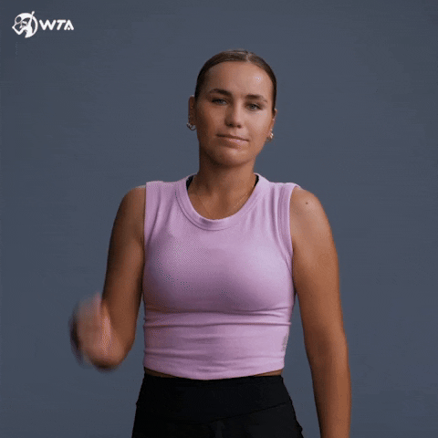 Sofia Kenin Yes GIF by WTA