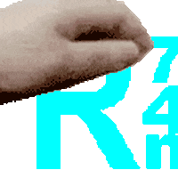 Pixel Logo Sticker by R74n
