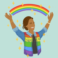 Kamala Harris Love GIF by Creative Courage