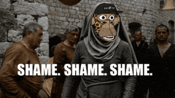 Embarrassed Game Of Thrones GIF by Boring Merch