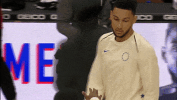 slow down handshake GIF by NBA