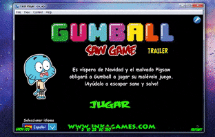 Gumball Saw Game GIF