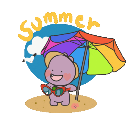 Summer Beach Sticker