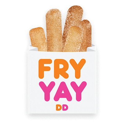 Dunkin Donuts Friday Sticker by Dunkin’