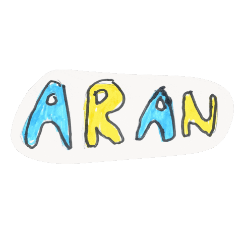 Aran Sticker by Menter Iaith Rhondda Cynon Taf