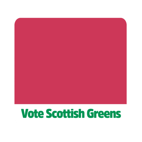 Holyrood Vote Green Sticker by Scottish Greens