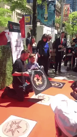 geoffiroth canada sunglasses at night corey hart canada's walk of fame GIF