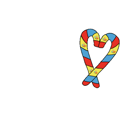 Heart Zuckerstange Sticker by MyJump