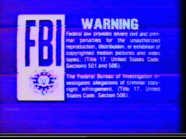 Fbi Warning 90S GIF