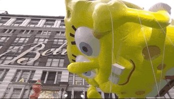 Spongebob Squarepants GIF by The 96th Macy’s Thanksgiving Day Parade