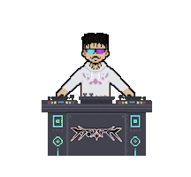 Dj Pixel Art Sticker by KiLLATK_HiTech_Music