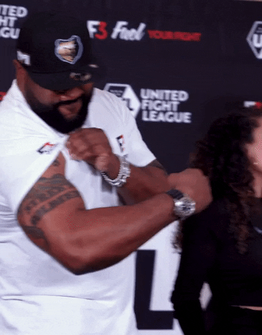Flexing Lets Go GIF by United Fight League