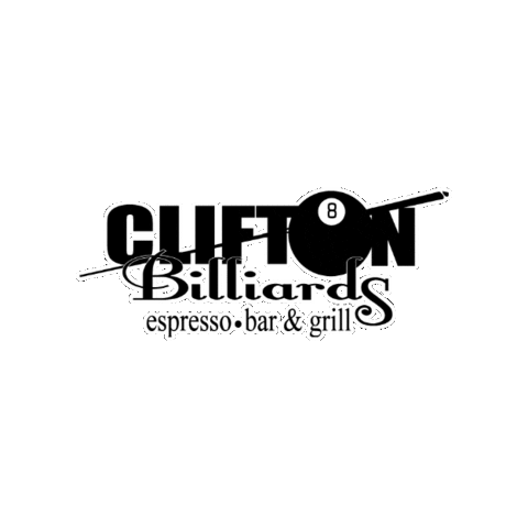 Clifton Billiards Sticker
