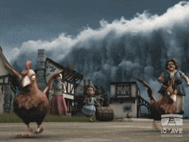 Animated Movie Running GIF by 10e Ave Productions