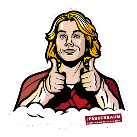 Pausenraum Sticker by DRACO
