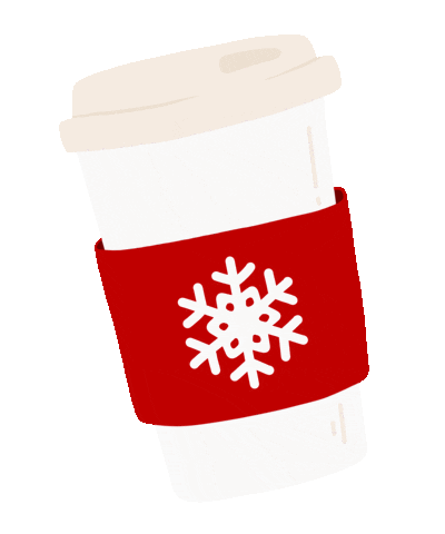 Christmas Coffee Sticker by ohdoodledoo