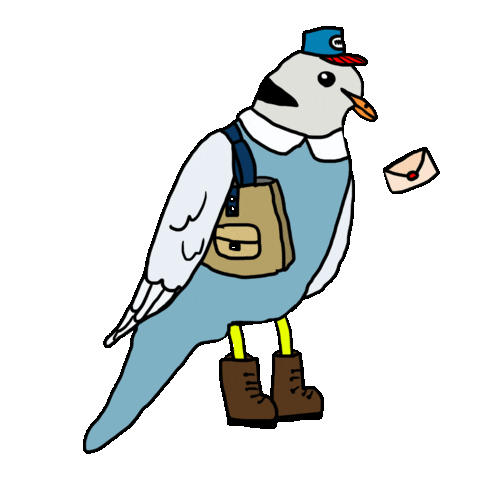 Letter Backpack Sticker by Jan Pierewiet Bags