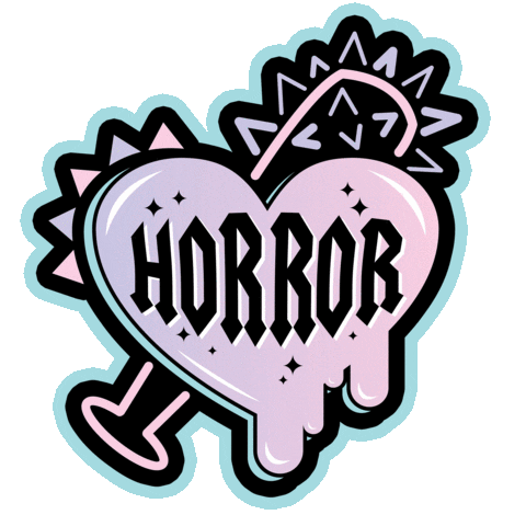 Creepy Cute Halloween Sticker by Pink Fang