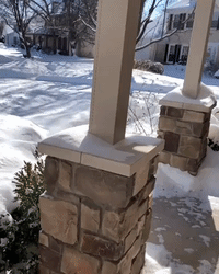 Chicago Woman Experiments With Frozen Bubbles During Deep Freeze