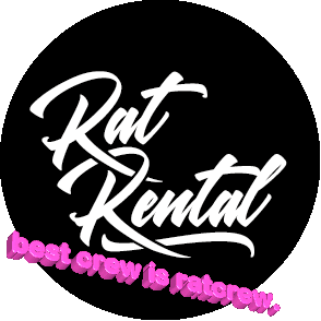 rat rental Sticker