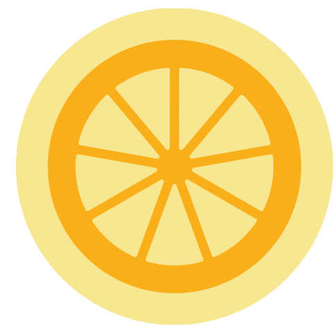 Lemon Button Sticker by Dhondt Leef Mooi