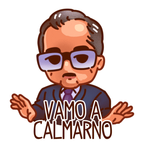Vamo A Calmarno Manolito Sticker by sugarlab