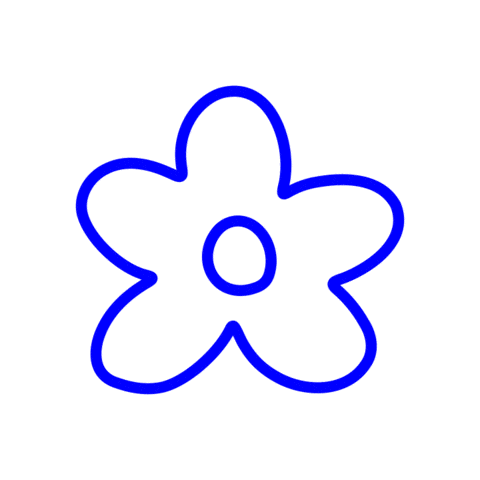 Blume Sticker by dreierlei.ch