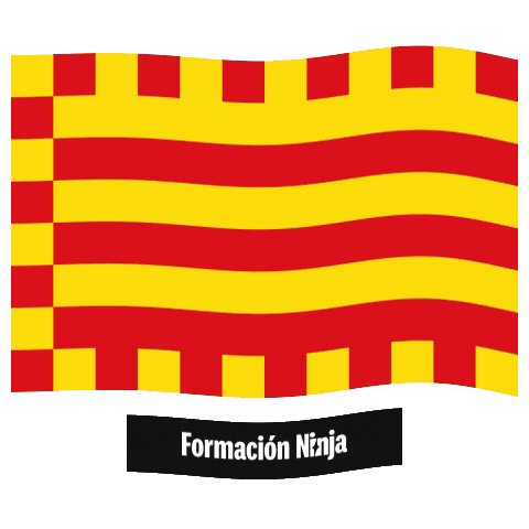 Flag Spain Sticker by Formación Ninja