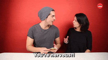 Nervous Dating GIF by BuzzFeed