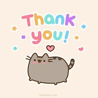 thank you so much GIF by Pusheen