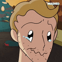 Happy Tears Smile GIF by Mashed