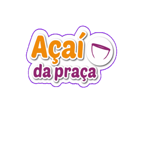 Açaí da Praça Sticker